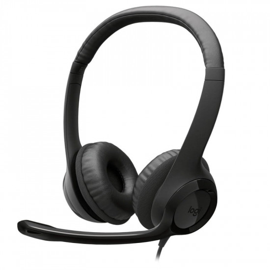 Гарнітура Logitech H390 USB-C Midnight Black (981-001576)
