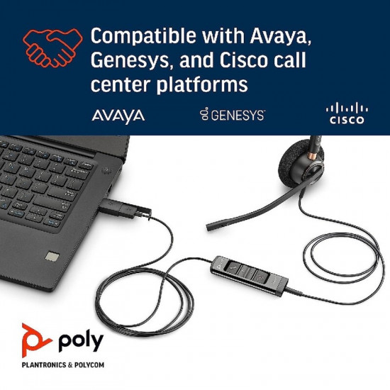 Гарнітура Poly EncorePro 515 M USB-A Mono Black (783R1AA)