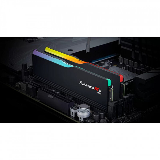 Модуль пам`ятi DDR5 2x16GB/6000 G.Skill Ripjaws M5 RGB Black (F5-6000J3238F16GX2-RM5RK)