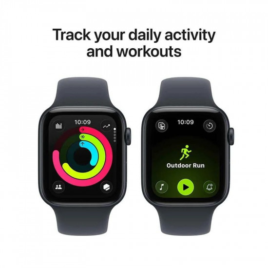Смарт-годинник Apple Watch SE 3 GPS 44mm Midnight Aluminium Case with Midnight Sport Band - S/M (MEHN4RK/A)