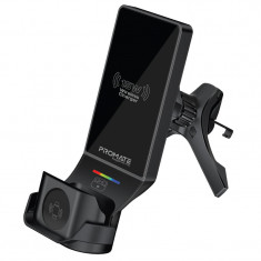 Бездротовий зарядний пристрій Promate MagDrive-Trio MagSafe Black