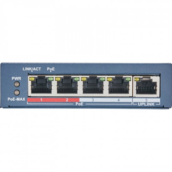 Комутатор Hikvision DS-3E0105P-E(B)