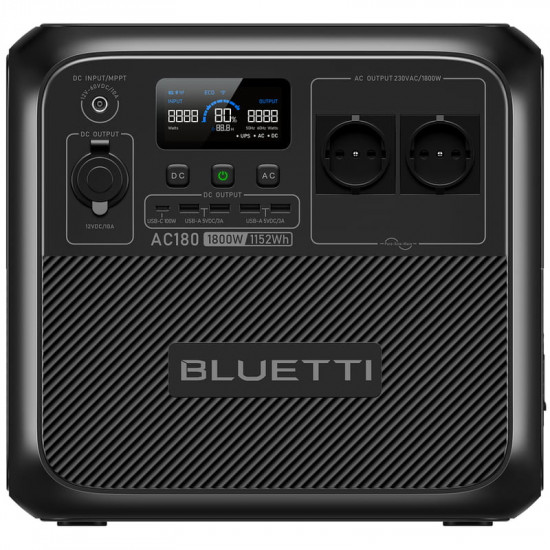 Зарядна станція Bluetti AC180 1152Wh 320000mAh 1800W (PB931491)