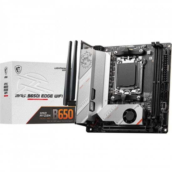 Материнська плата MSI MPG B650I Edge WiFi Socket AM5