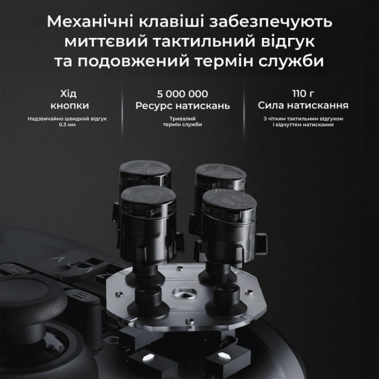 Геймпад Ajazz GP100S RGB Black