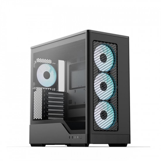 Корпус AeroCool D520A-BK-v1 Black (ACCM-DS05143.11)