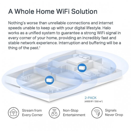 WiFi Mesh-система Mercusys Halo H70X 2-pack