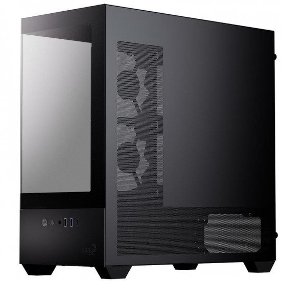 Корпус AeroCool P300D Digi-G-BK-v1 Black (ACCS-PN05033.11)