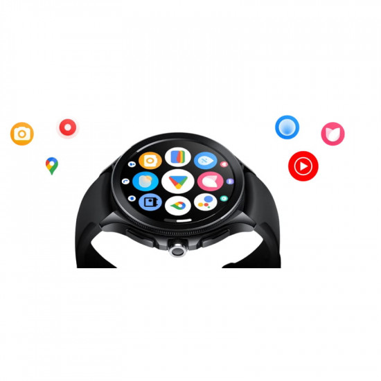 Смарт-годинник Xiaomi Watch 2 Pro Black Case with Black Fluororubber Strap (BHR7211GL)