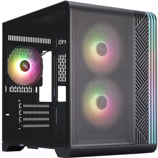 Корпус 1stPlayer VT5-BK-3F7 Black