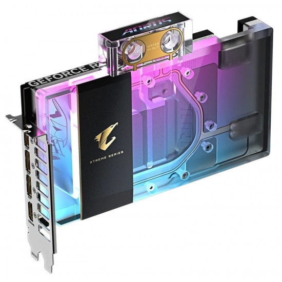 Відеокарта GF RTX 5080 16GB GDDR7 Aorus Xtreme Waterforce WB Gigabyte (GV-N5080AORUSX WB-16GD)