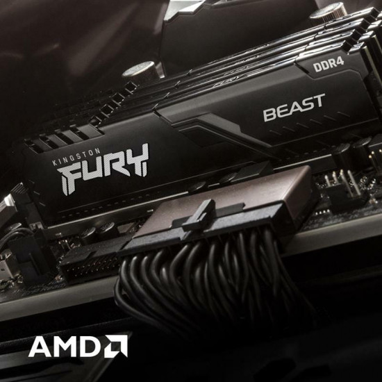 Модуль пам`ятi DDR4 2x16GB/3200 Kingston Fury Beast Black (KF432C16BBK2/32)