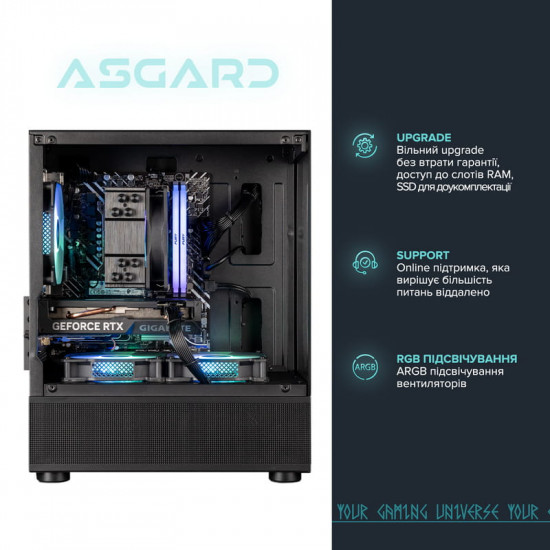 Персональний комп`ютер ASGARD Eir (I144F.32.S20.57T.16.6010)