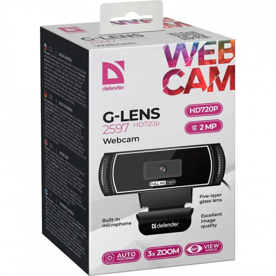Веб-камера Defender G-lens 2597 HD (63197)