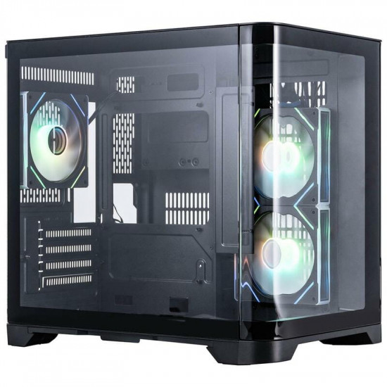 Корпус 1stPlayer UV5-BK-2FC7R-1FC7 Black без БЖ