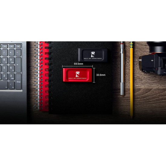 Накопичувач зовнішній SSD Portable 2ТB Kingston SXS1000 BoC Black (SXS1000/2000GA)