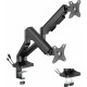 Кріплення настільне для двох моніторів OfficePro 17-35" Black (MA452B)
