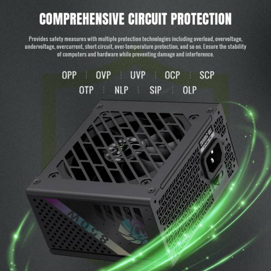 Блок живлення GameMax GS 850G V25 Black 850W