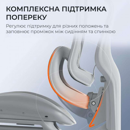 Крісло офісне Sihoo Doro C300 Pro Mesh White (DORO-C300-PRO-M102)