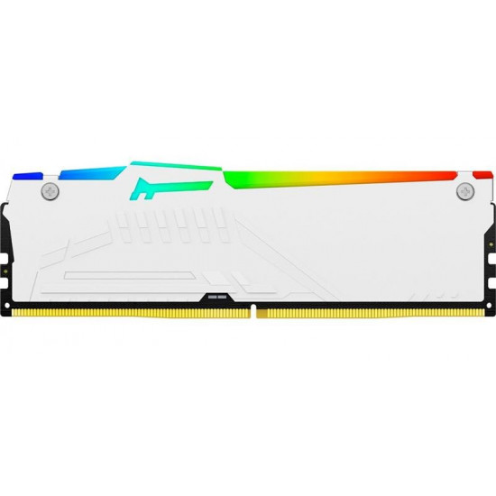 Модуль пам`ятi DDR5 16GB/5600 Kingston Fury Beast RGB White (KF556C36BWEA-16)
