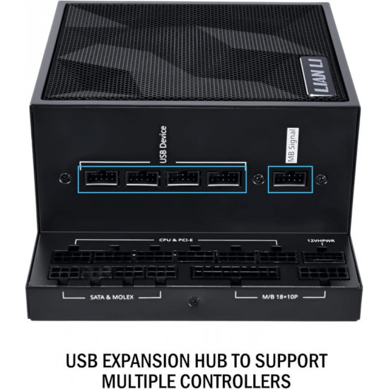 Блок живлення Lian Li EDGE1000, 80 Plus Platinum, Black, EU Cord (G9P.EG1000.BE00.EU)