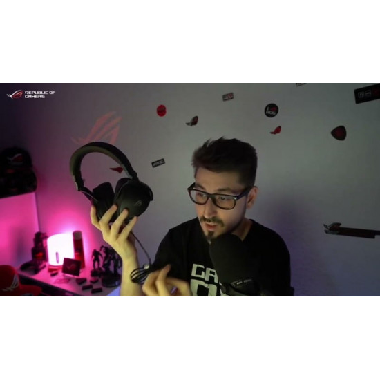 Гарнітура Asus ROG Delta S Core Black/Red (90YH03JC-B1UA00)