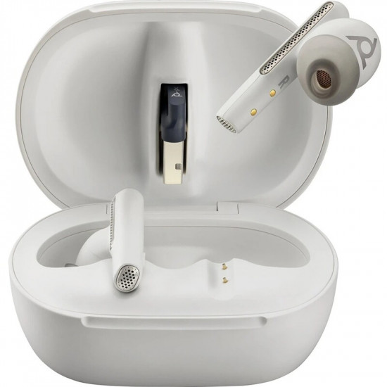 Bluetooth-гарнітура Poly Voyager Free 60+ Earbuds + BT700A + TSCHC White (7Y8G5AA)