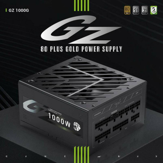 Блок живлення GameMax GZ 1000G Black 1000W