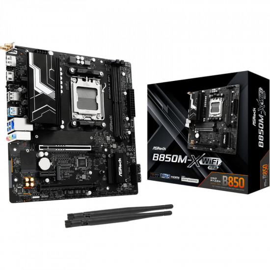 Материнська плата ASRock B850M-X WiFi R2.0 Socket AM5