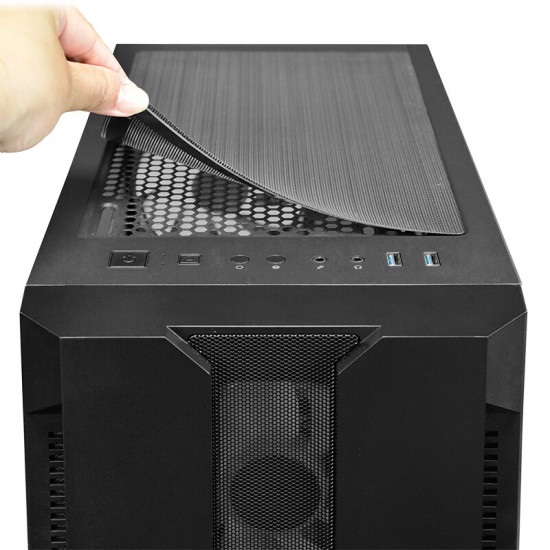 Корпус Chieftec Hunter Black (GS-01B-OP) Без БЖ