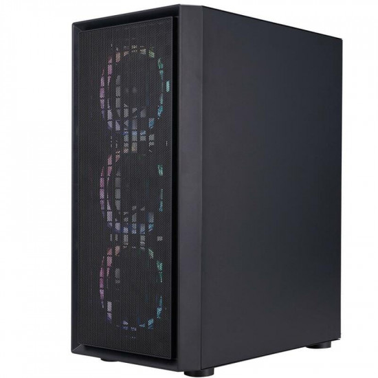 Корпус 1stPlayer Go6-BK-4FS7 Black без БЖ