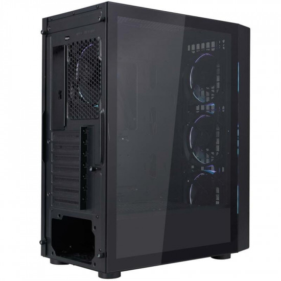 Корпус 1stPlayer Go6-BK-4FS7 Black без БЖ