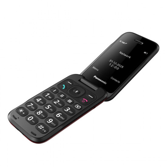 Мобiльний телефон Panasonic KX-TF600 Red (KX-TF600EXR)
