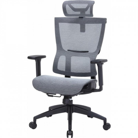 Крісло офісне Officepro Elegant OC660-B-DG-DG Black/Dark Gray
