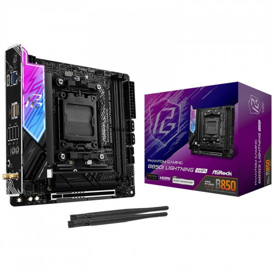 Материнська плата ASRock B850I Lightning WiFi Socket AM5