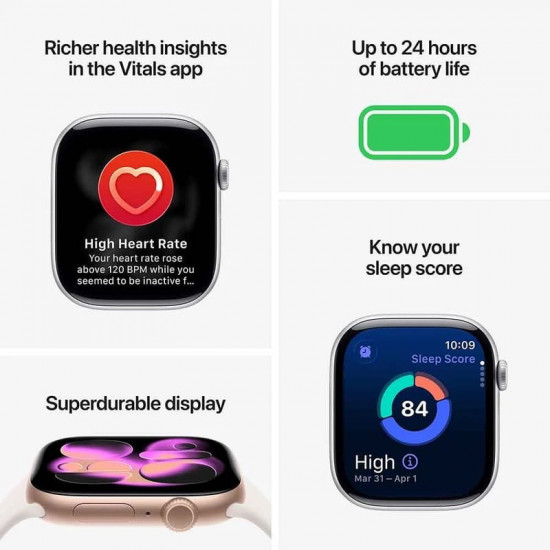 Смарт-годинник Apple Watch Ultra 3 GPS + Cellular 49mm Black Titanium Case with Black Alpine Loop - Medium (MF0V4QP/A)