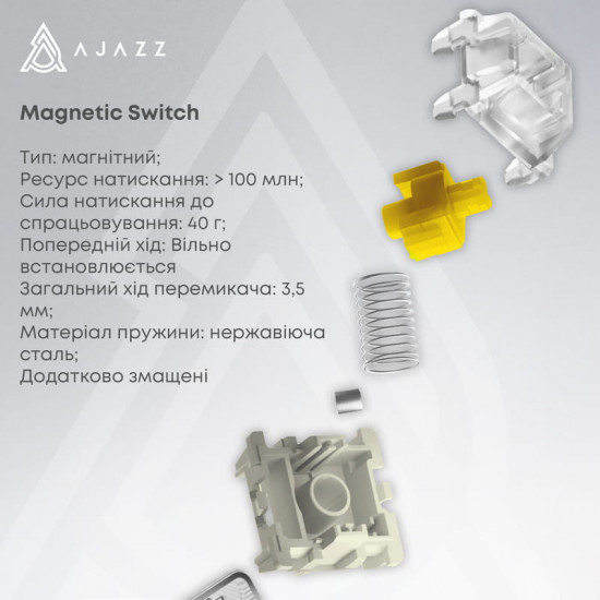 Клавіатура Ajazz AK680 Max Magnetic Switch Black (AK680-WM-B-A)