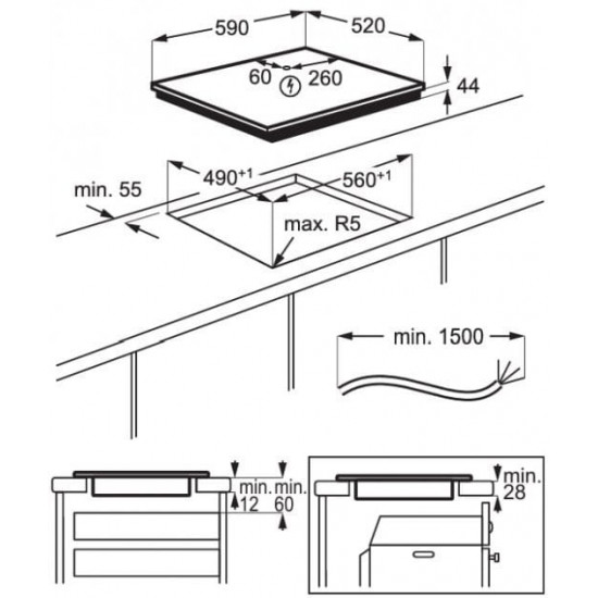 Варильна поверхня Electrolux LIR60433