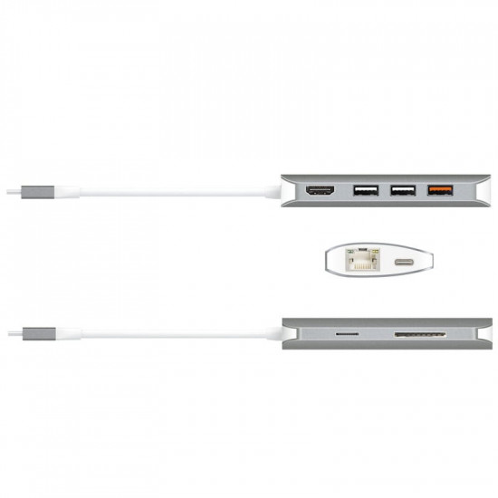 Док-станція J5create USB-C 9-в-1 (JCD383-N)