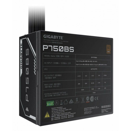 Блок живлення Gigabyte GP-P750BS 750W