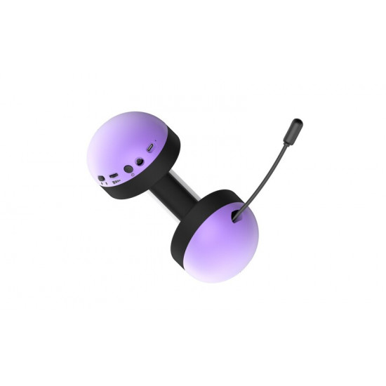Bluetooth-гарнiтура Hator Hellyberry HH30 Pro Wireless White/Violet (HH30_PRO_wireless_WV)