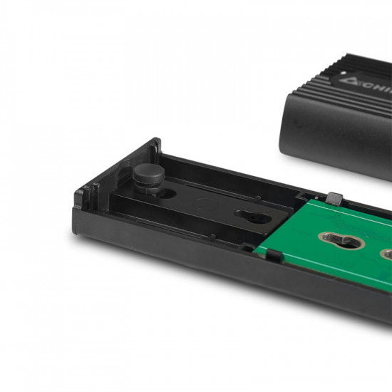 Зовнішня кишеня Chieftec для M.2 PCIe NVMe/SATA SSD (CEB-M2C-TL)