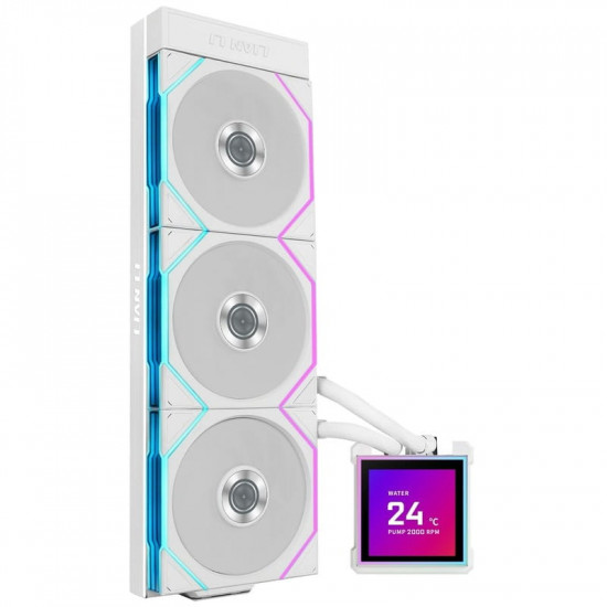 Система водяного охолодження Lian Li HydroShift II LCD-S 360TL White (G89.GHS2LCDS36TW.00)