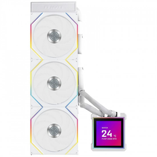 Система водяного охолодження Lian Li HydroShift II LCD-S 360TL White (G89.GHS2LCDS36TW.00)
