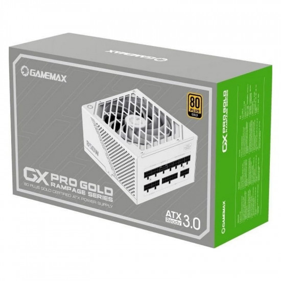Блок живлення GameMax GX-1250 Pro ATX3.0 PCIe5.0 1250W White