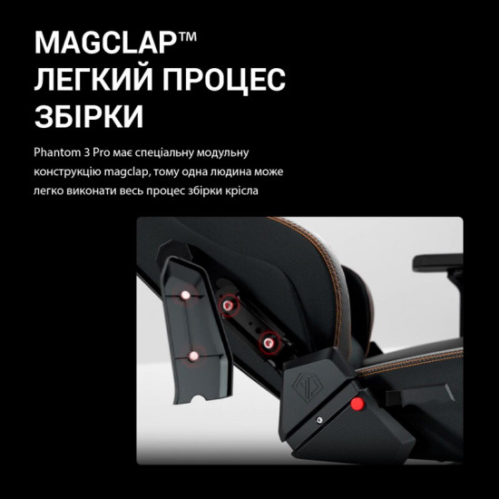 Крісло для геймерів Anda Seat Phantom 3 Pro Size L Dark Gray Linen Fabric (AD18YC-06-GB-F)