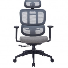 Крісло офісне OfficePro Skyline Black/Dark Gray (OC580-B-DG-DG)