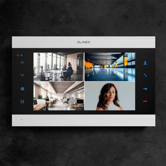 IP-відеодомофон Slinex SL-10N Cloud Silver/Black