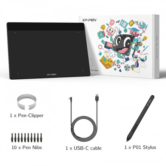 Графічний планшет XP-Pen Deco Fun S Black
