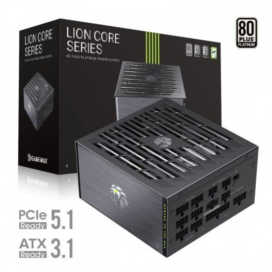 Блок живлення GameMax Lion Core 1000P 1000W Black